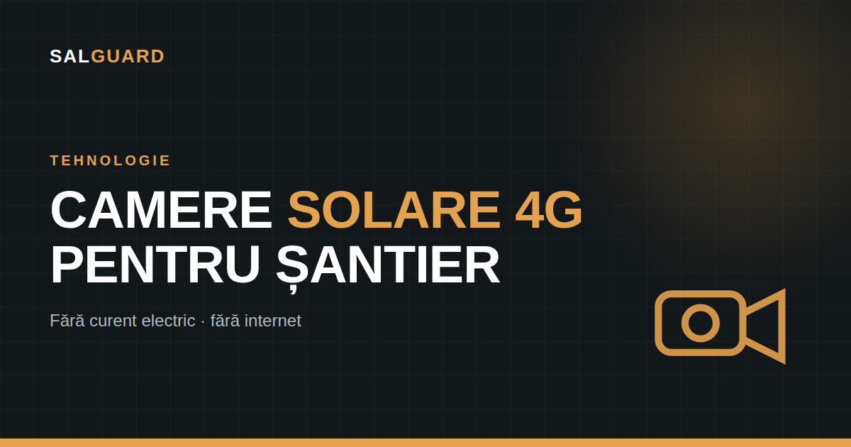solar-4g Cameră de supraveghere solară 4G pentru șantier, fără curent și fără internet